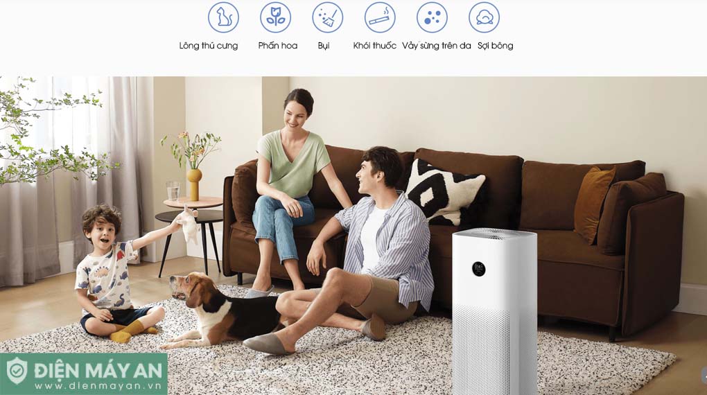 Máy Lọc Không Khí Xiaomi Mi Air Purifier 4 Pro AC-M15-SC – Bản Quốc Tế